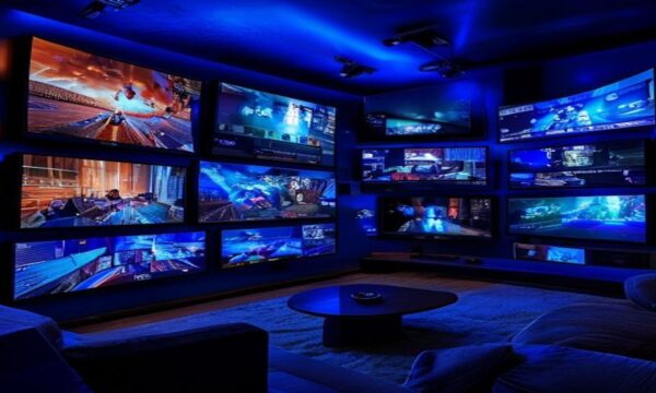 IPTV kanavat Suomi — useita TV-näyttöjä eri kanavilla