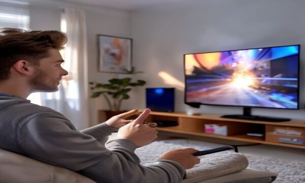 Smart IPTV Suomi asennus Samsung LG Smart TV:lle nuori mies